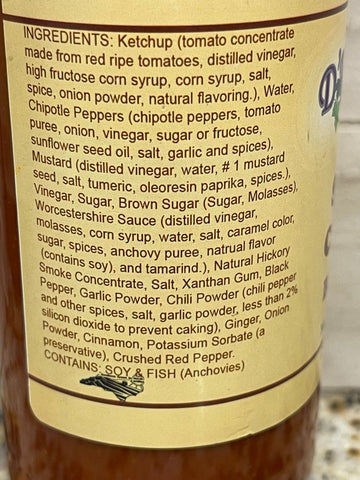3 Bottles of D'Vine Foods Smoky Chipotle BBQ Sauce, 12 oz
