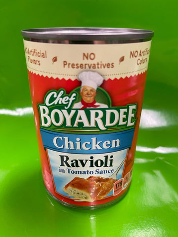 6 CANS Chef Boyardee Chicken Ravioli Pasta in Tomato Sauce 15 Oz Can Pasta