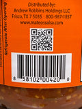 3 JARS Mateo's Gourmet Habanero Hot Salsa 16 Oz Pepper Sauce Taco