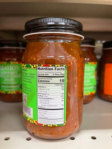 3 Jars of Mateo's Gourmet Hatch Chile Salsa, 16 oz