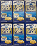 6 PACKS Brunswick Tuna Salad with crackers 3.25oz Lunch Snack Bumble Bee