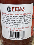 3 BOTTLES Thomas Gourmet Bold & Spicy Lip Lickin' BBQ Sauce 19 oz Barbecue