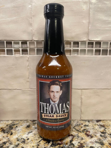 3 BOTTLES Thomas Gourmet Steak Sauce 10 oz Ribeye Tbone BBQ Burger