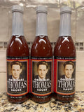 3 BOTTLES Original Thomas Gourmet Foods Sauce 14 oz Steak Fish BBQ