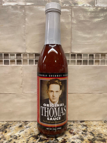 2 BOTTLES Original Thomas Gourmet Foods Sauce 14 oz Steak Fish BBQ
