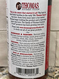 2 BOTTLES Original Thomas Gourmet Foods Sauce 14 oz Steak Fish BBQ