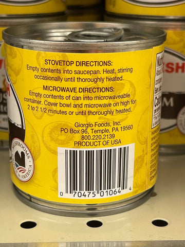 SIX CANS Dawn Fresh By Giorgio Mushroom Steak Sauce 6 oz Meatloaf Burger