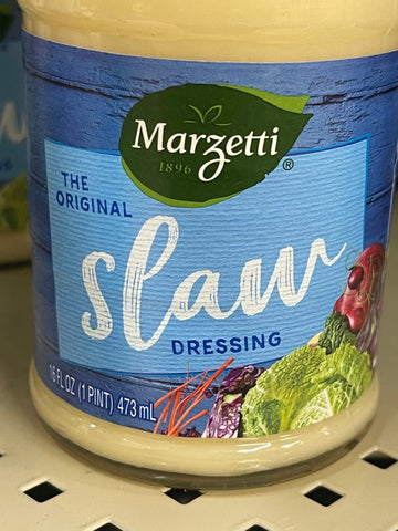 3 Jars Marzetti The Original Slaw Dressing 16 oz Jar Mayonnaise Cabbage Salad