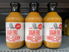 3 Bottles of G Hughes Sugar Free Famous Cluck'n Sauce, 18 oz