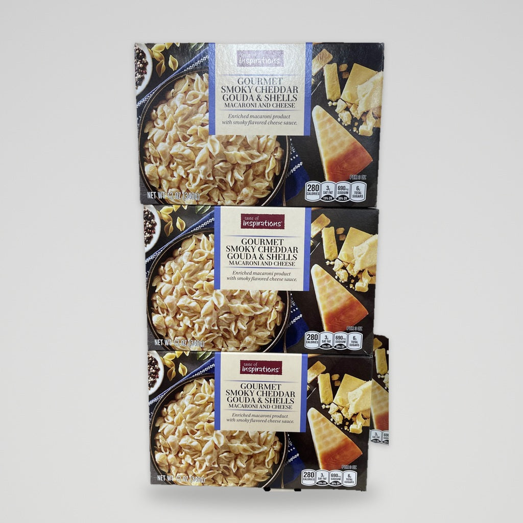 3 Boxes Taste of Inspirations Smoky Cheddar Gouda Macaroni and Cheese