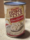 6 Campbell's Homestyle Clam Chowder Soup 10.5 oz Cans New England