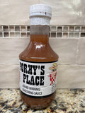 3 BOTTLES Mild Porky's Place BBQ Sauce 16 oz Barbecue Pork Dip Chicken