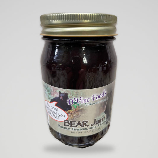 D'vine Foods Bear Jam, 18 oz