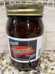 D'vine Foods Maple Bacon Jam 18 oz Jar Toast Jelly Preserves