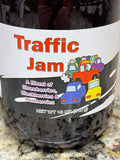 D'vine Foods TRAFFIC Jam 18 oz Jar Strawberry Blackberry Blueberry Jelly Juice