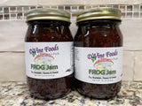 2 Jars D'vine Foods FROG Jam 18 oz Jar Fig Raspberry Orange Ginger Jelly