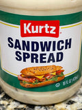 4 JARS Kurtz Sandwich Relish 16 oz. Jar Mayonnaise Mayo Spread Kraft Dukes