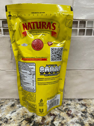 4 Packs of Naturas Tomato Sauce, 8 oz