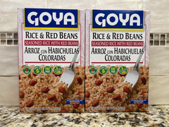 TWO BOXES Goya Red Beans and Rice 8 Oz Box Arroz con Habichuelas