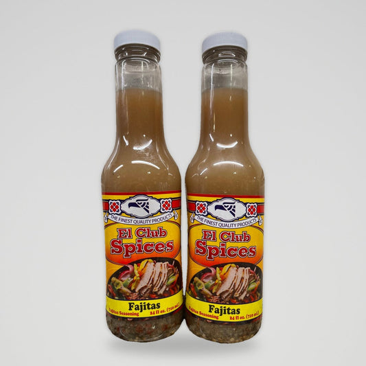 2 Bottles of El Club Fajita Seasoning Marinade, 24 oz