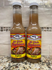 2 Bottles of El Club Fajita Seasoning Marinade, 24 oz