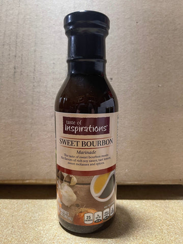 3 BOTTLES Taste of Inspirations Sweet Bourbon Marinade Sauce 12 oz