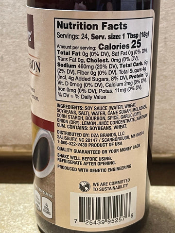 Taste of Inspirations Sweet Bourbon Marinade Sauce, 12 oz