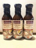 3 BOTTLES Taste of Inspirations Sweet Bourbon Marinade Sauce 12 oz