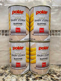 4 Cans of MW Polar Whole Baby Corn 15 oz Salad Stir Fry Crunchy