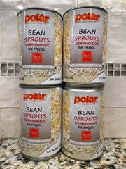 4 Cans of MW Polar Mung Bean Sprouts 15 oz Salad Stir fry Soup