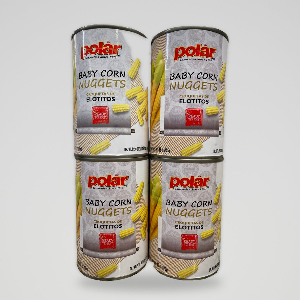 4 Cans of MW Polar Baby Corn Nuggets, 15 oz