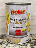 4 Cans of MW Polar Baby Corn Nuggets 15 oz Salad Stir Fry Crunchy Soup