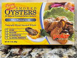 9 Cans of MW Polar Foods Fancy Whole Smoked Oysters, 3 oz