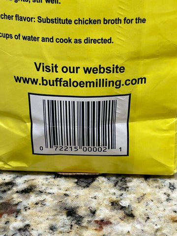 2 Bags of Moss Water Ground Style Grits Yellow, 2 lb