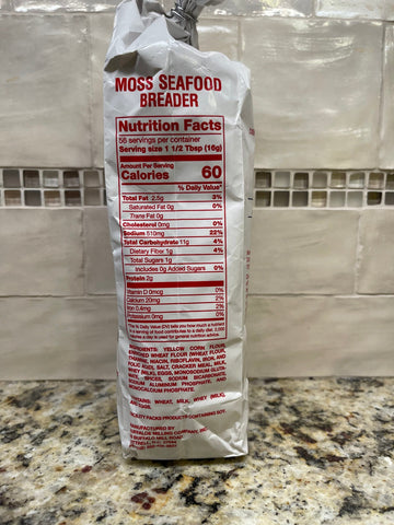 2 BAGS Water Ground Style Seafood Breader Mix 2 lb flour fish shrimp NC