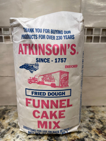 2 Bags of Atkinsons Fried Dough Funnel Cake Mix, 2 lb