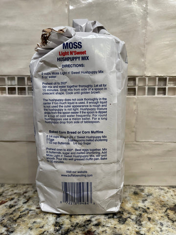 2 Bags of Moss Light n' Sweet Hushpuppy Mix, 2 lb