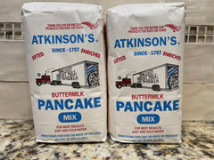 2 BAGS Atkinsons Buttermilk Pancake Mix 2 lb Bag Waffle Flour Syrup