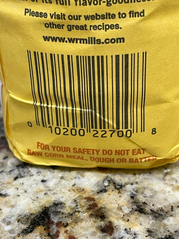 2 Bags of Stone Ground Indian Head Corn Meal, 2 lb