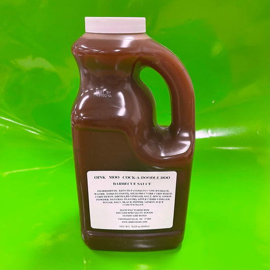 Big Bottle Oink Moo Cock-A-Doodle Doo Barbecue Sauce, 76.25 oz