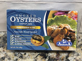 9 Cans of MW Polar Foods Cocktail Whole Smoked Oysters, 3 oz