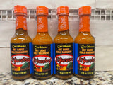 4 BOTTLES El Yucateco Chile Habanero Caribbean Hot Sauce Salsa 4 Oz