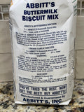 2 BAGS Abbitts Mills Buttermilk Biscuit Mix 2 Lb Bag flour Breakfast Gravy