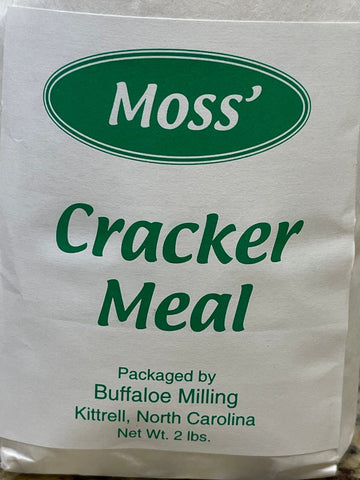 2 BAGS Moss Cracker Meal 2 lb casserole fish vegetable breader flour NC