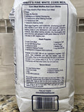 2 BAGS Abbitts Mills Fine Ground White Corn Meal 2 Lb Bag flour Sifted