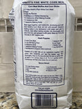 2 Bags of Abbitts Mills Fine Ground White Corn Meal, 2 lb