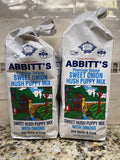 2 BAGS Abbitts Mills Premium Deluxe Sweet Onion Hush Puppy Mix 2 Lb Bag