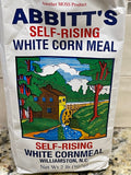 2 Bags of Abbitts Mills Self Rising White Corn Meal, 2 lb