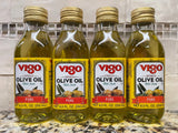 FOUR Bottles Vigo 100% Pure Olive Oil 8.5 oz Bottle Light Cooking