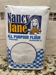 Nancy Jane All Purpose Flour 2 Lb Bag Enriched Bleached Bread Dough